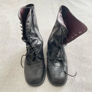 Ditto Women’s Size 7.5M Black Soft Leather Short Boots Made in Italy